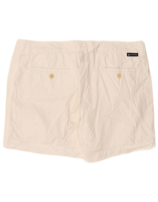 Marina Yachting Womens Chino Shorts IT 46 Large W34 White Cotton