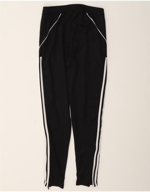 Adidas Mens Slim Fit Calças De Treino Pequeno Poliéster Preto