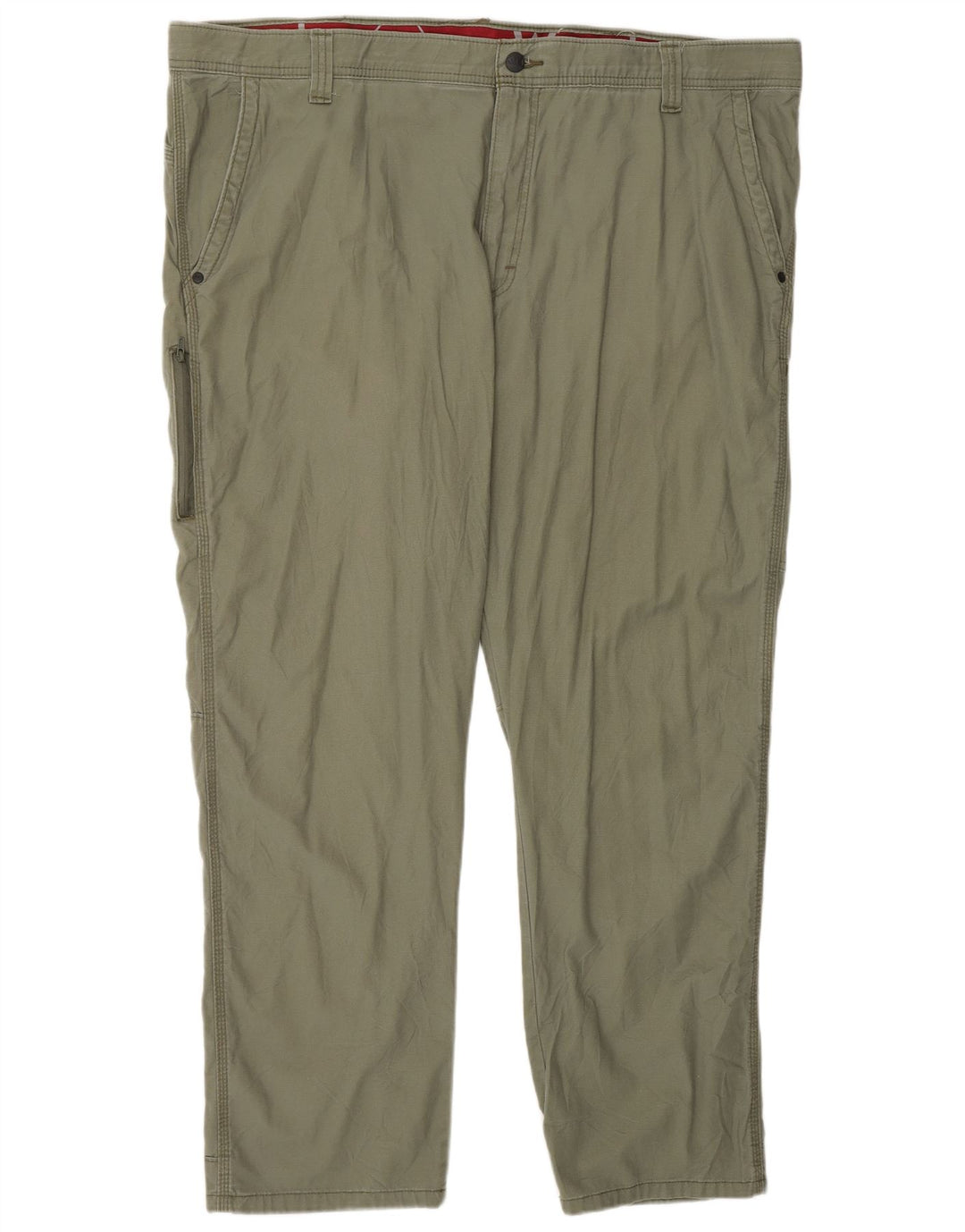 Calça cargo reta masculina WRANGLER W44 L30 algodão verde