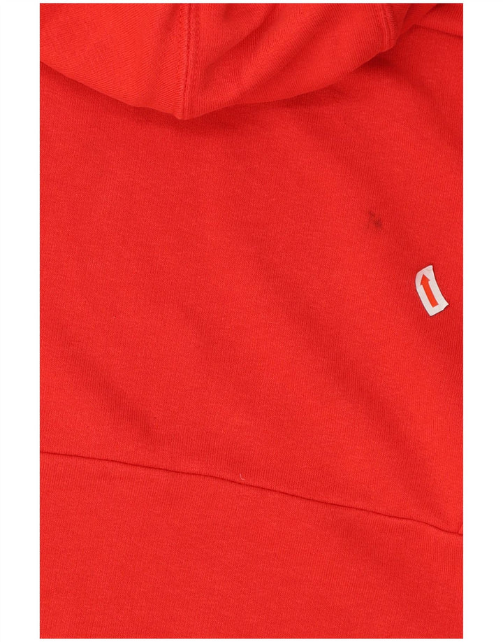 PUMA Mens Hoodie Jumper Pequeno Algodão Vermelho