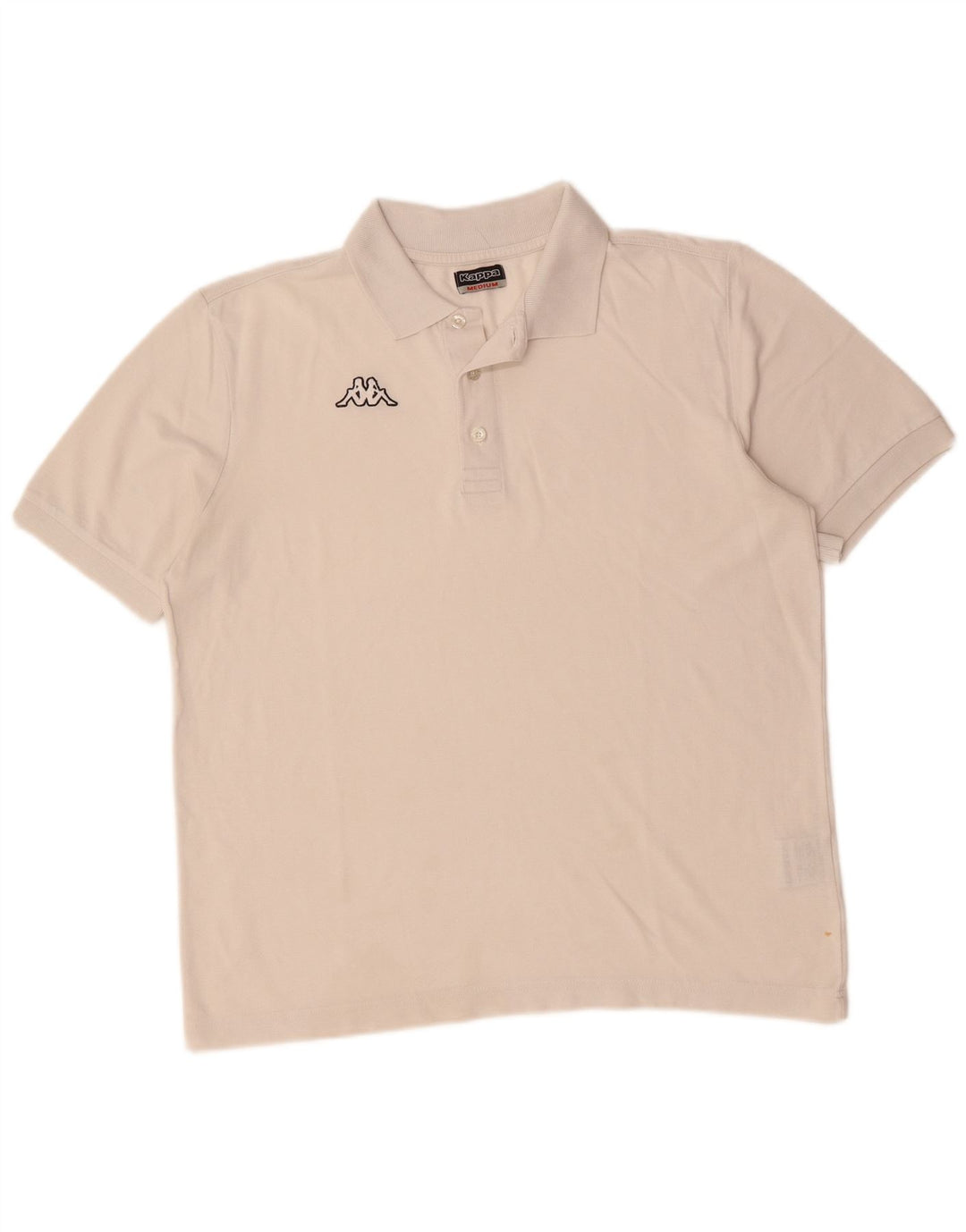 Camisa polo masculina Kappa médio algodão branco