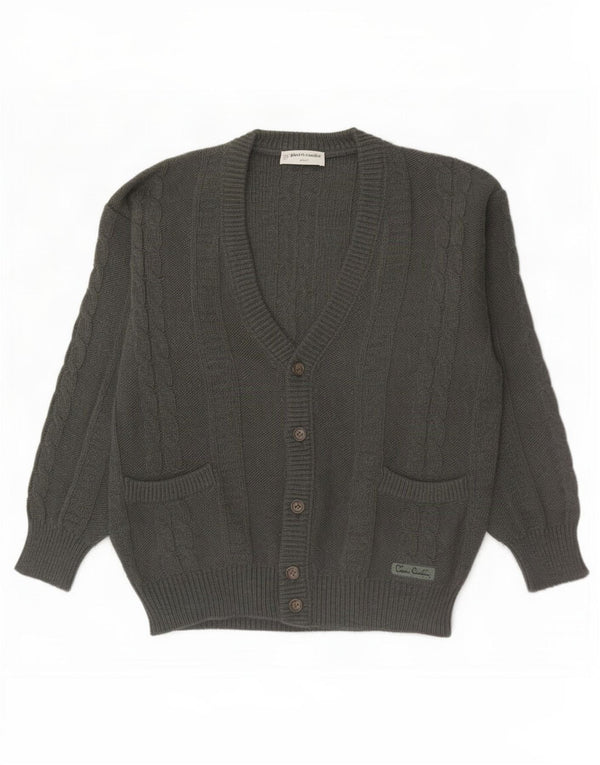Suéter masculino Pierre Cardin Cardigan IT 48 médio cáqui