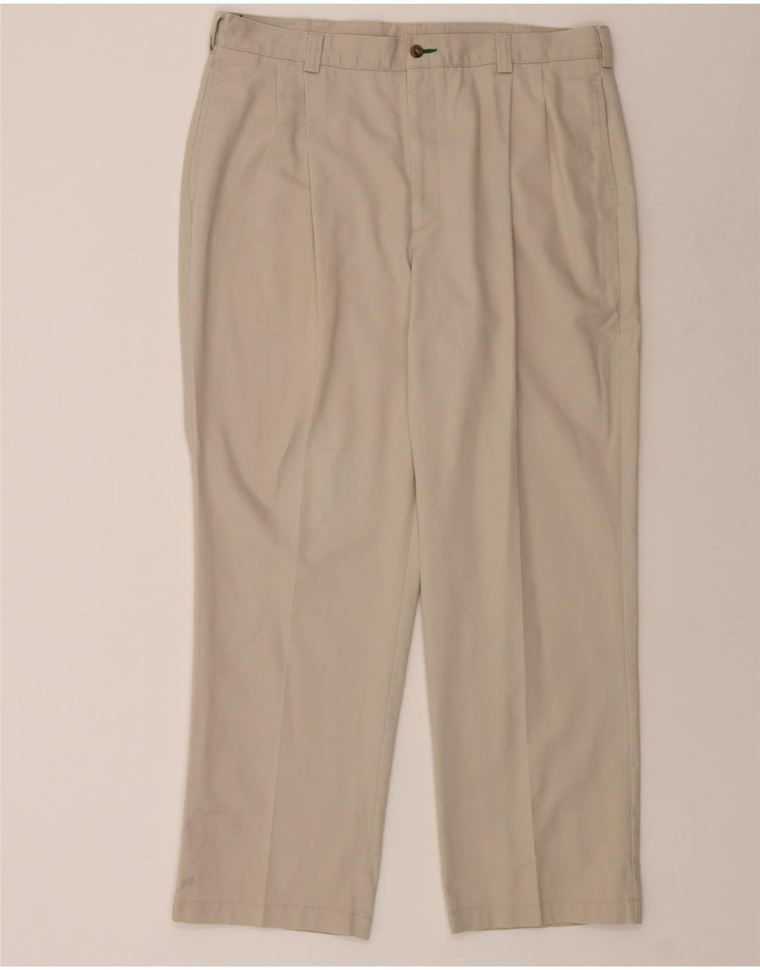 TOMMY HILFIGER Mens Pegged Chino Trousers W38 L30 Beige Cotton Vintage Tommy Hilfiger and Second-Hand Tommy Hilfiger from Messina Hembry 