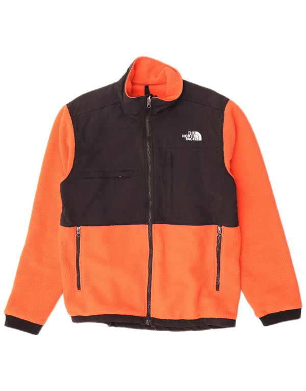 Jaqueta de lã feminina The North Face UK 14 grande bloco colorido laranja