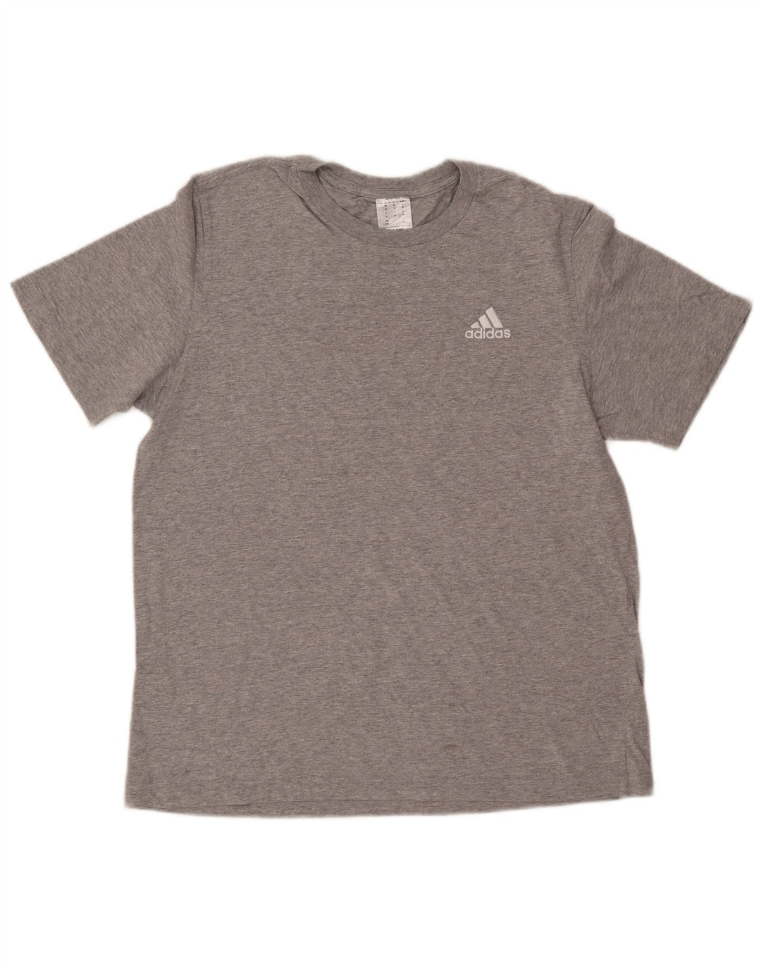 Camiseta masculina ADIDAS Top cinza médio algodão
