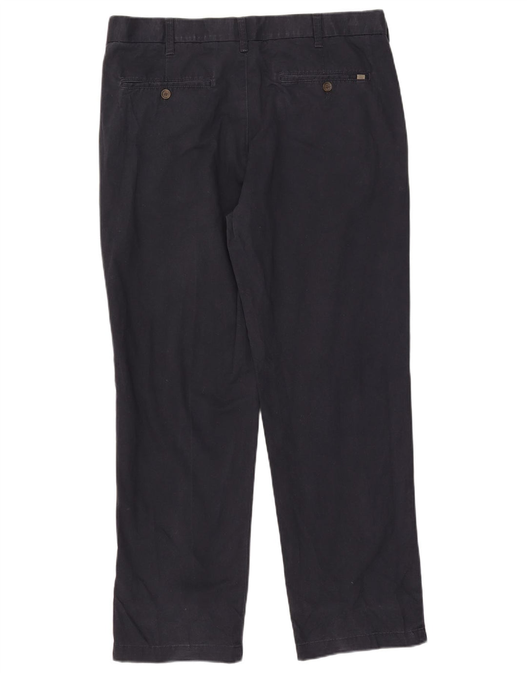 Calça chino masculina Marks & Spencer reta regular W38 L31 azul marinho