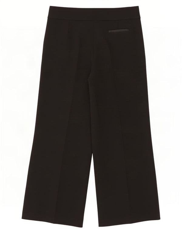 Calça casual curta feminina Marks & Spencer Reino Unido 14 grande W32 L27 preta