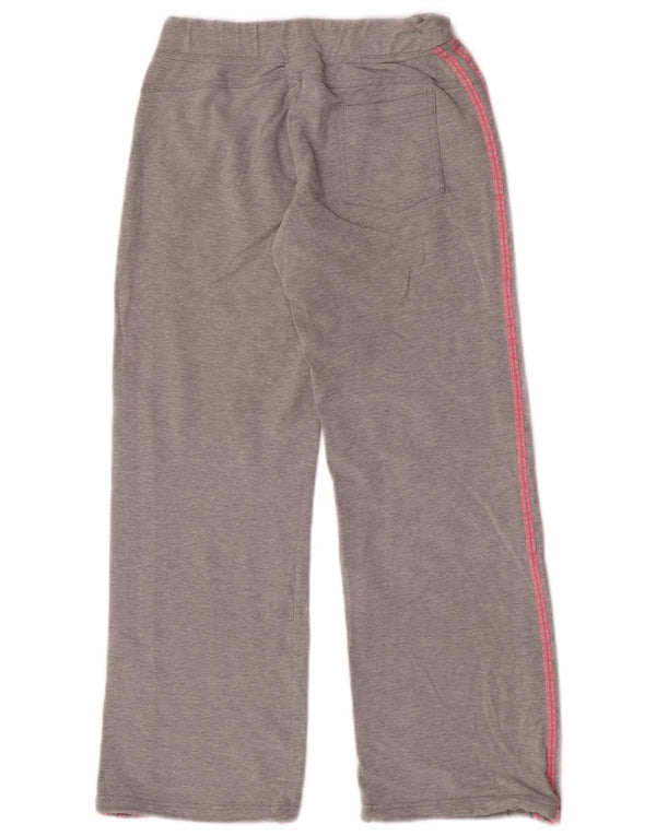 Adidas Womens Tracksuit Calças Joggers UK 14 Médio Cinza Algodão Esportes