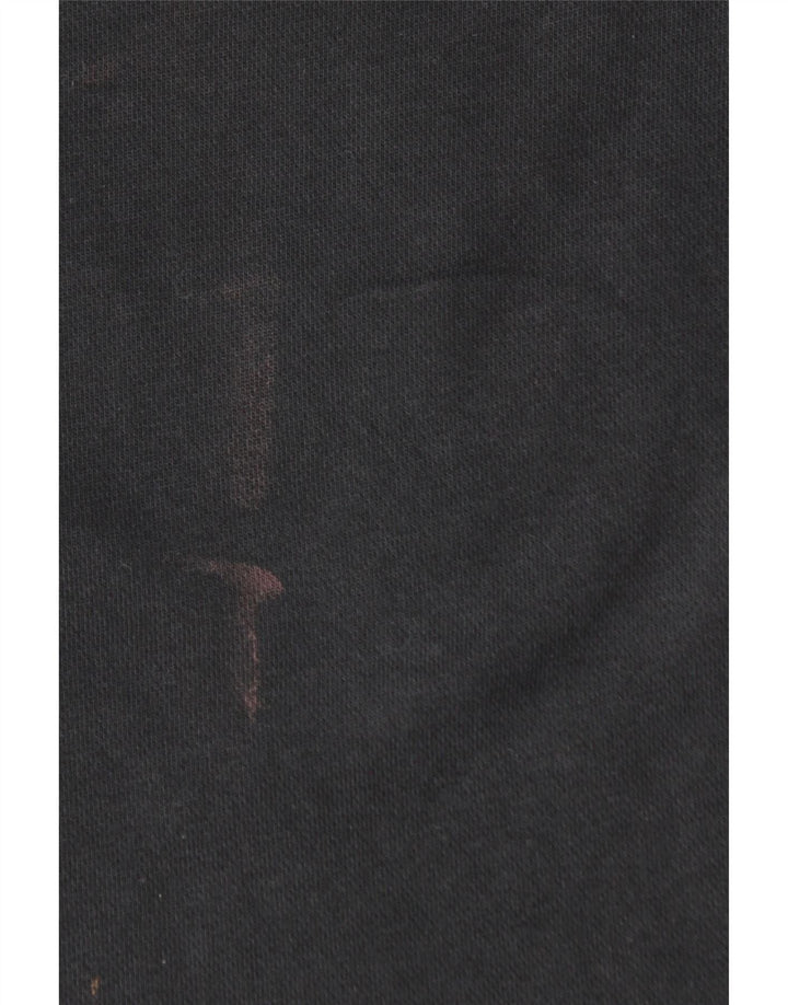 Calça esportiva masculina NIKE com estampa gráfica grande de algodão preto