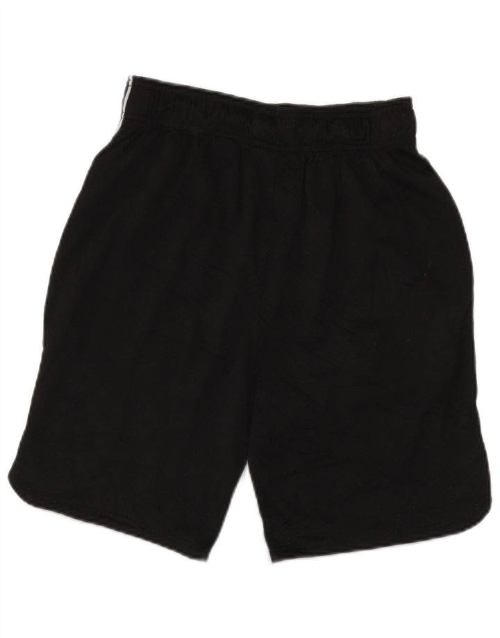 Shorts esportivos masculinos Reebok pequeno poliéster colorblock preto