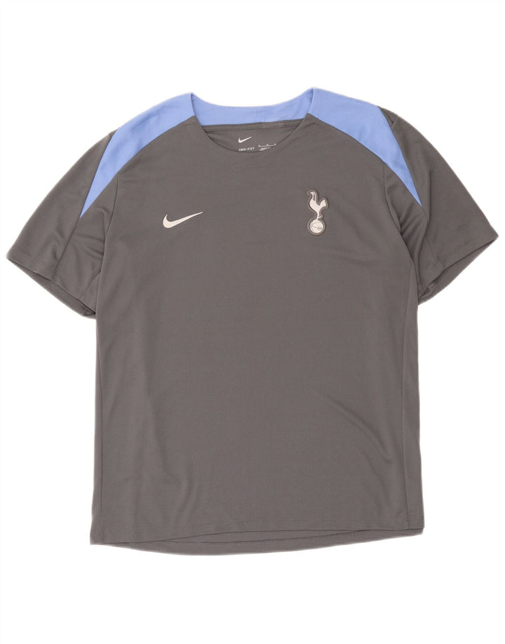 Camiseta masculina Nike Dri Fit Top XL cinza colorblock poliéster