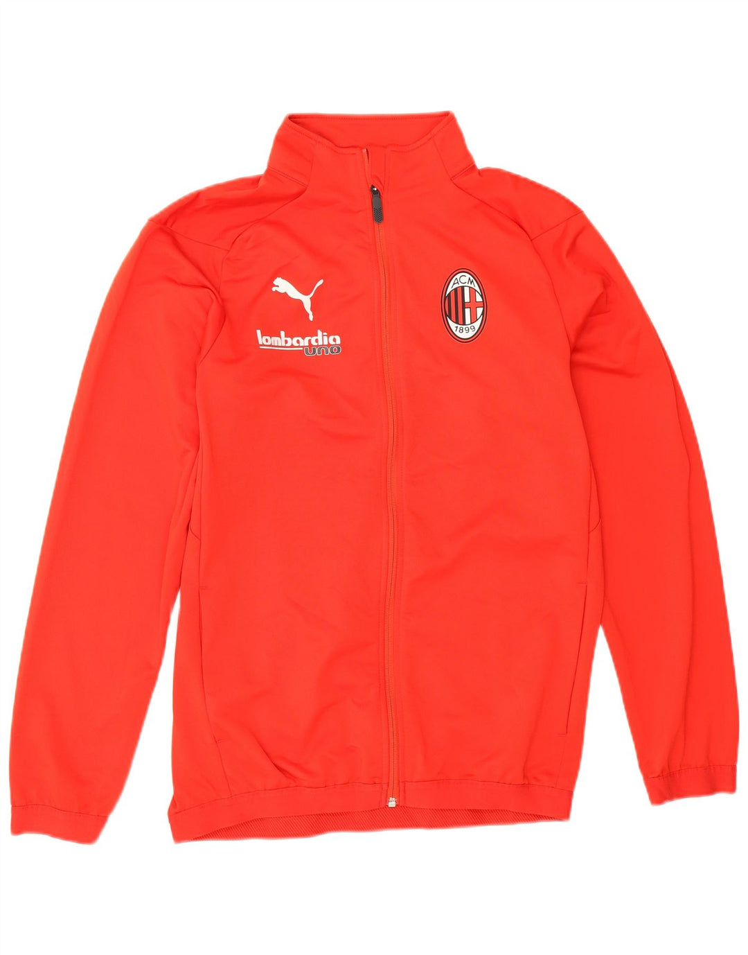 Puma Masculino AC Milan Graphic Tracksuit Top Jaqueta Médio Vermelho