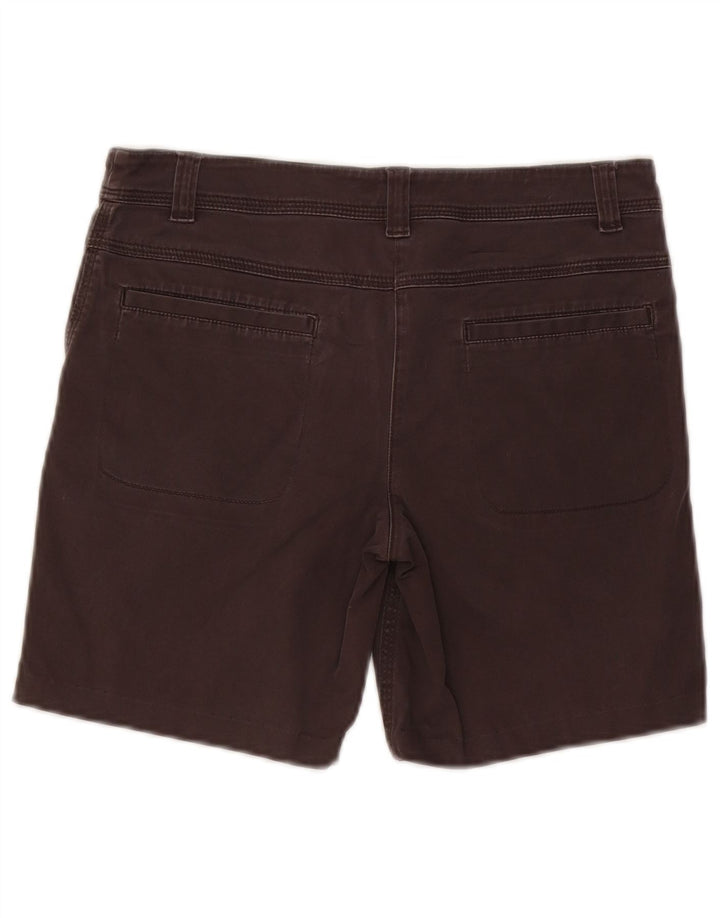 Shorts Chino feminino vintage W28 algodão cinza médio