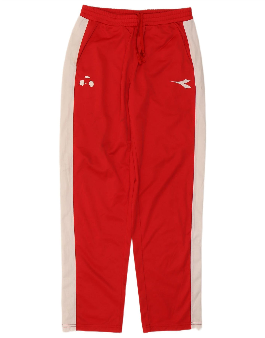 Calça de treino masculina Diadora médio vermelho colorblock poliéster