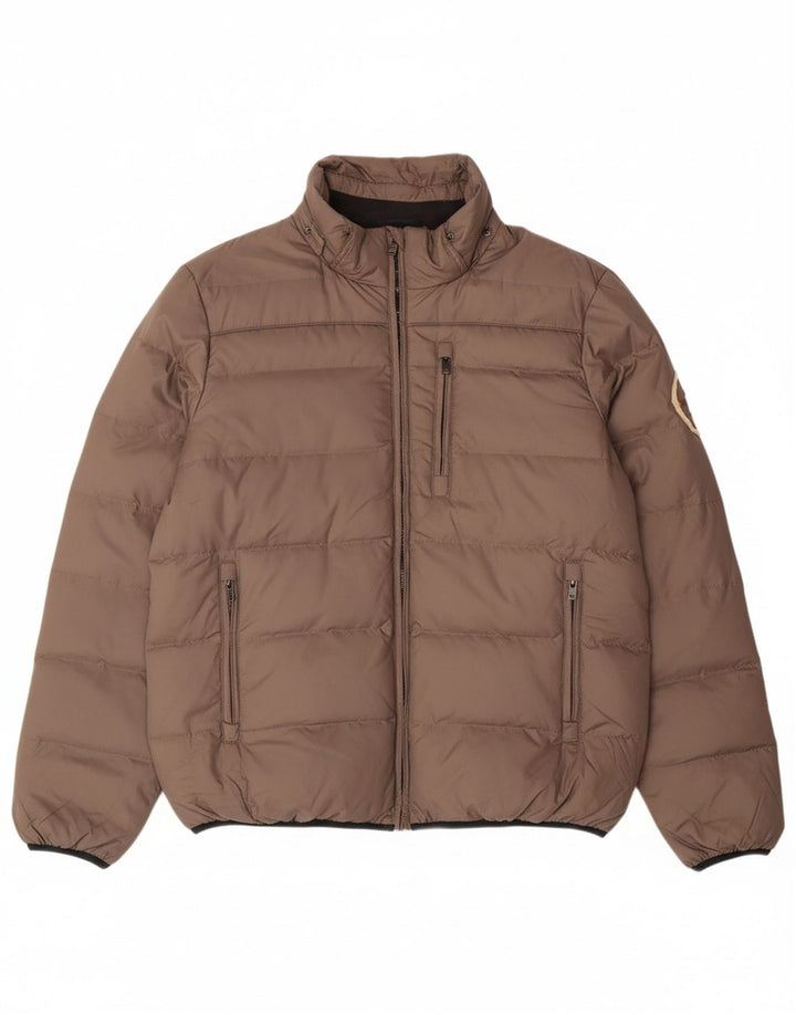 BREACH Jaqueta acolchoada masculina UK 44 2XL poliéster marrom
