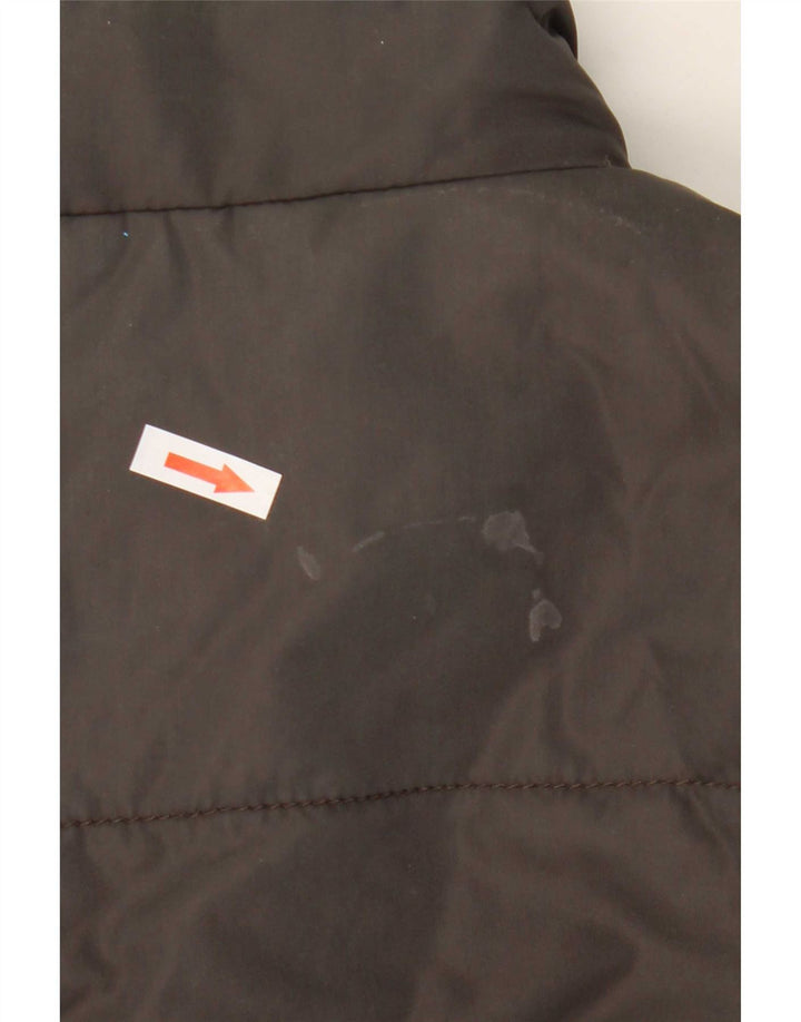Jaqueta acolchoada masculina Armani Jeans EU 48 poliamida cinza médio