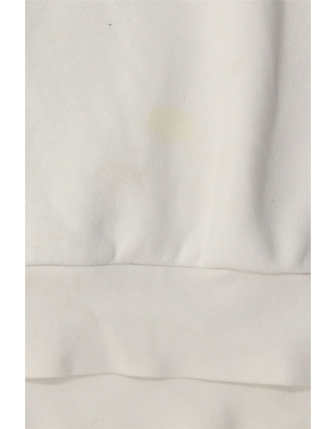 ADIDAS Mens Hoodie Jumper Pequeno Algodão Branco