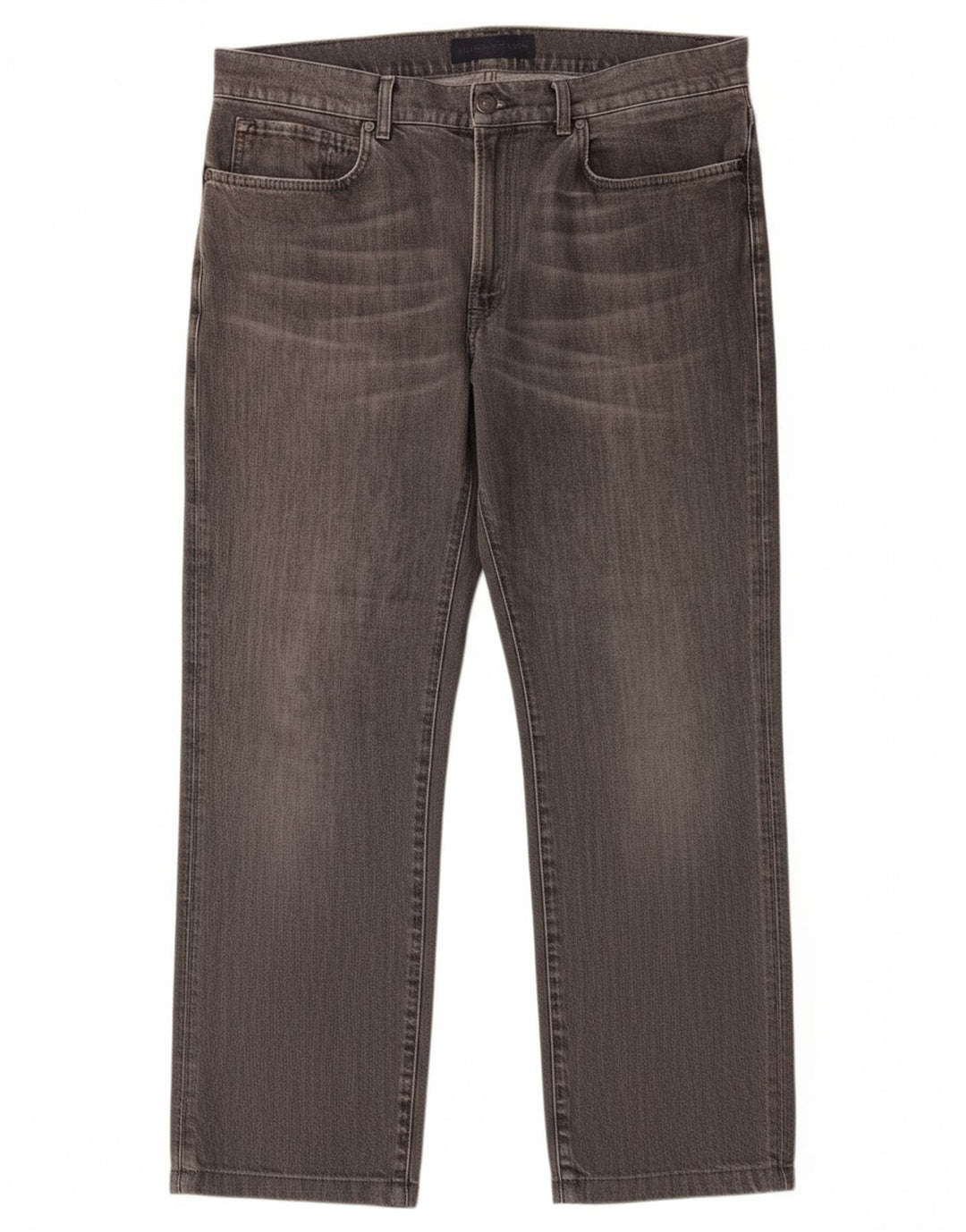 Jeans retos masculinos TRUSSARDI W38 L28 algodão cinza