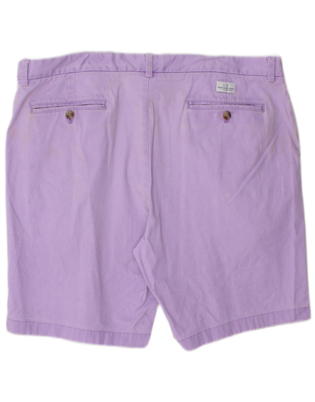 VINEYARD VINES Mens Chino Shorts W38 XL Algodão Roxo