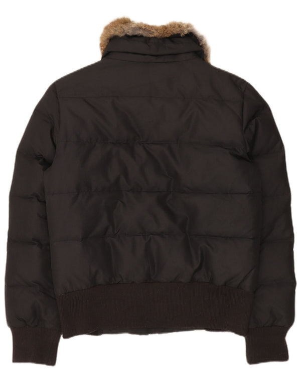 Jaqueta acolchoada feminina Sergio Tacchini IT 42 poliéster preto médio