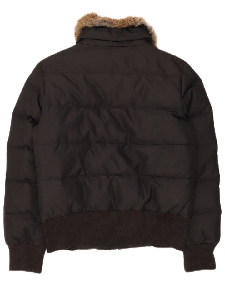 Jaqueta acolchoada feminina Sergio Tacchini IT 42 poliéster preto médio