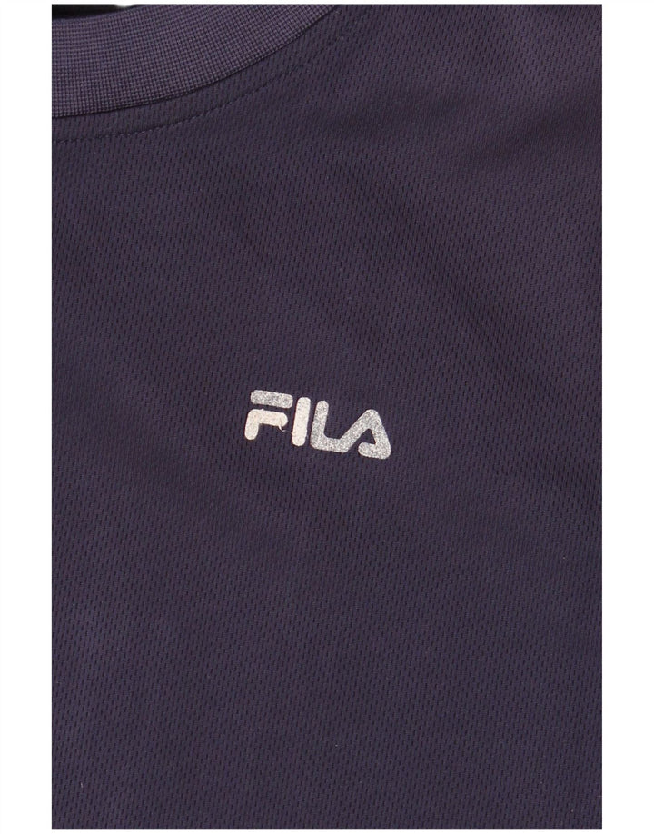 Colete masculino FILA grande azul marinho