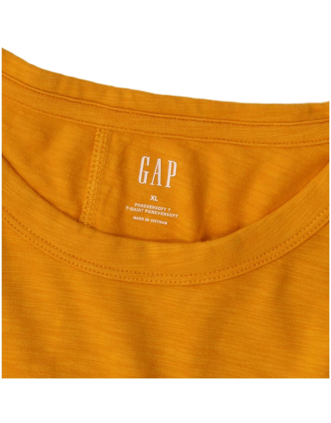 Top feminino Gap de manga comprida UK 18 XL amarelo manchado