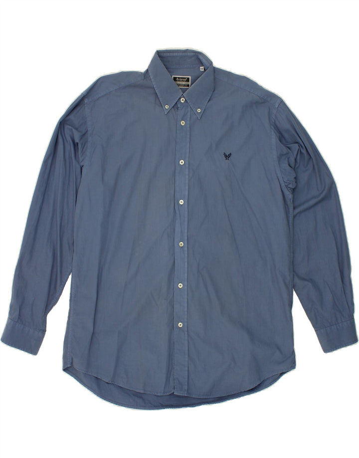 AVIREX Mens Shirt 2XL Blue Vintage Avirex and Second-Hand Avirex from Messina Hembry 