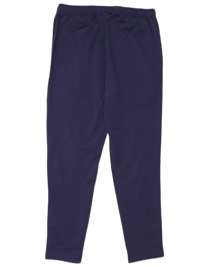 Calça de treino masculina Puma grande poliéster azul marinho