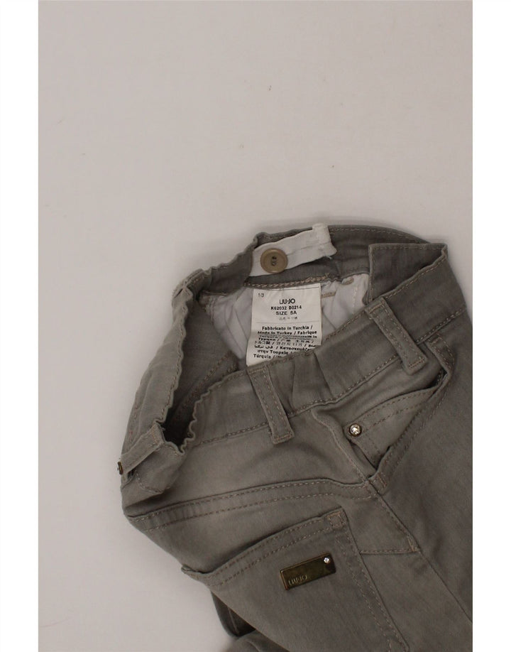 LIU JO Girls Slim Jeans 4-5 Years W20 L19 Grey Cotton Vintage Liu Jo and Second-Hand Liu Jo from Messina Hembry 