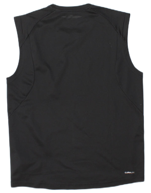 Adidas Mens Climalite Vest Top Médio Poliéster Preto