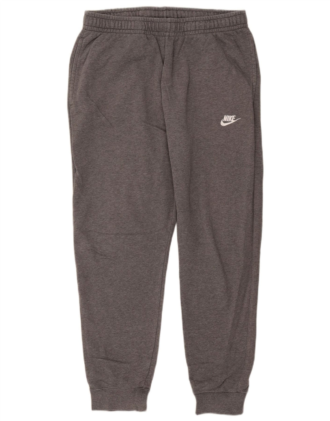 Calça de treino masculina Nike joggers grande algodão cinza