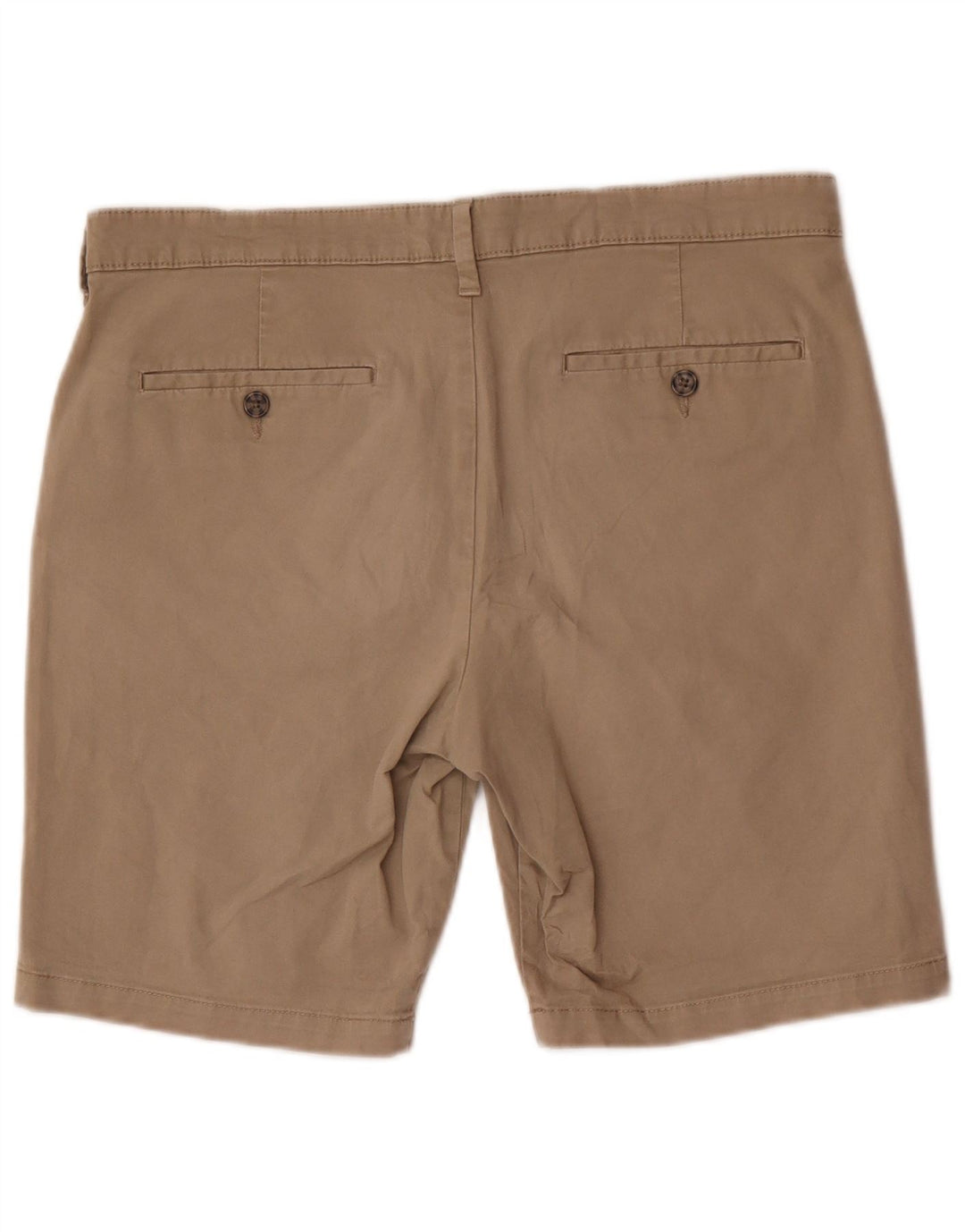 Shorts Chino Masculino Marks & Spencer W34 Grande Algodão Marrom
