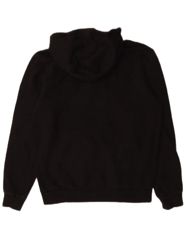 Puma masculino gráfico moletom com capuz pequeno algodão preto