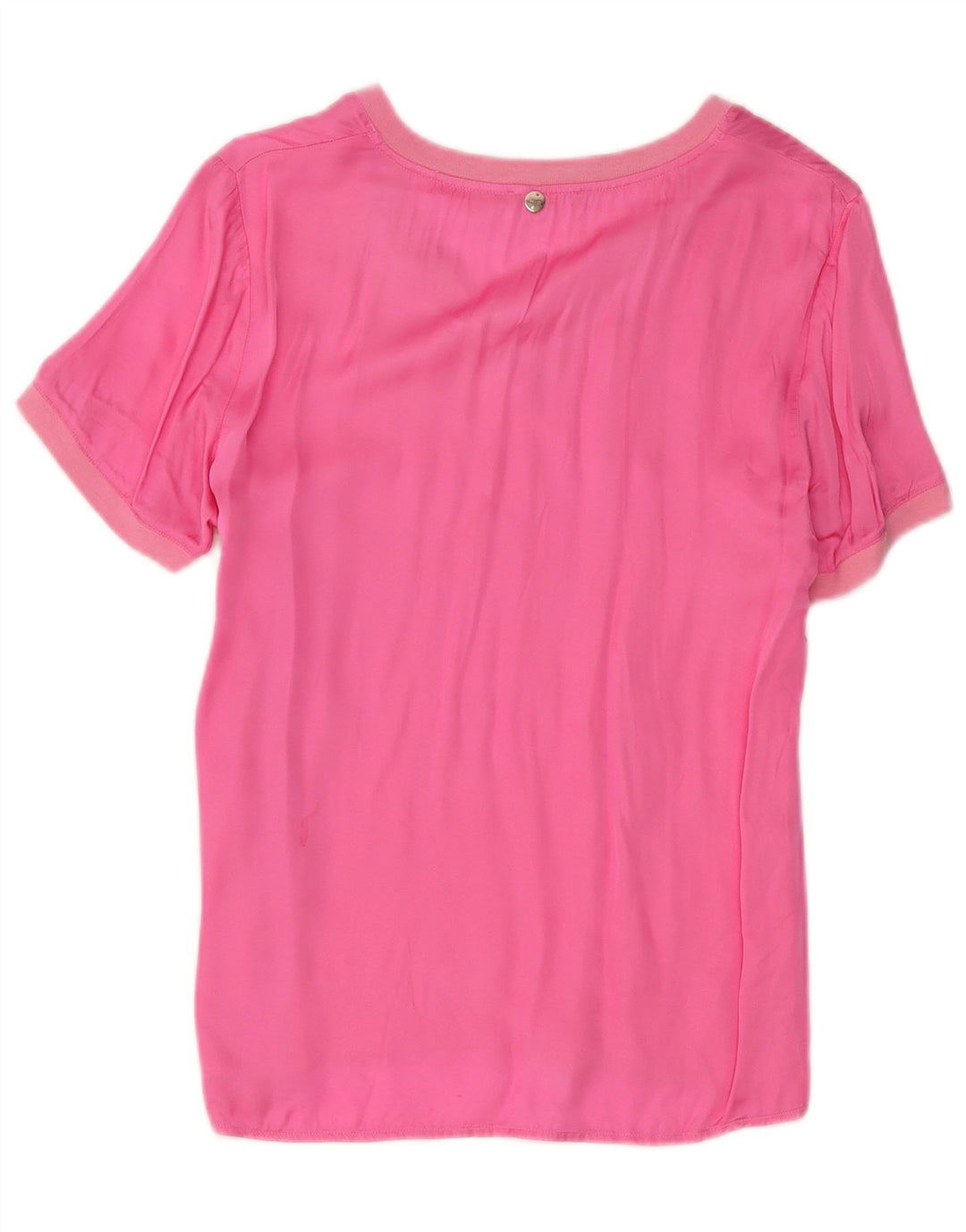 Blusa feminina Liu Jo UK 10 algodão rosa pequeno