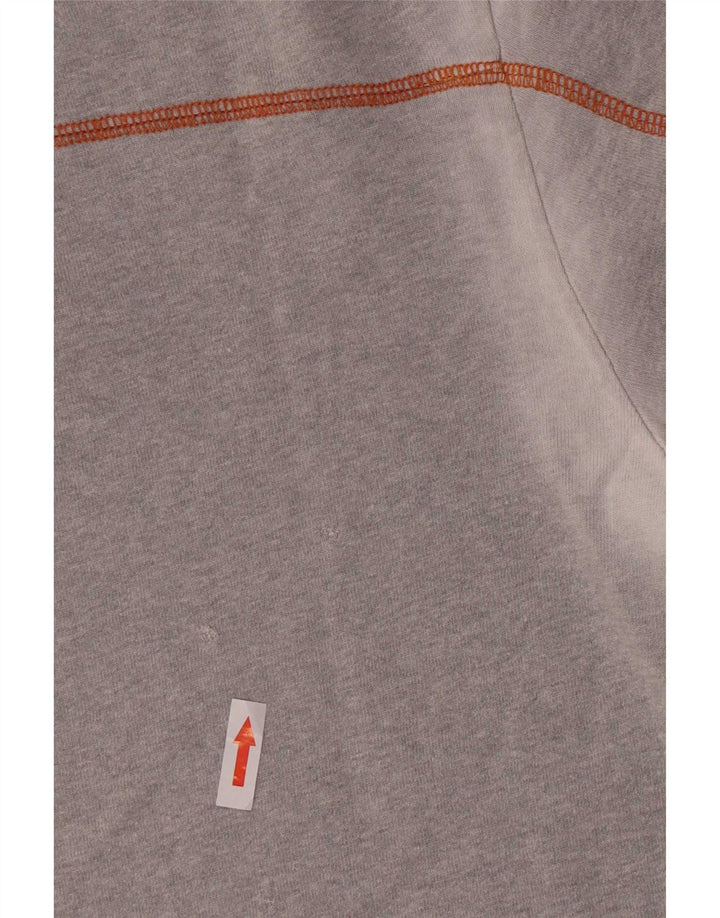 Camiseta gráfica masculina Gas Top XL cinza colorblock
