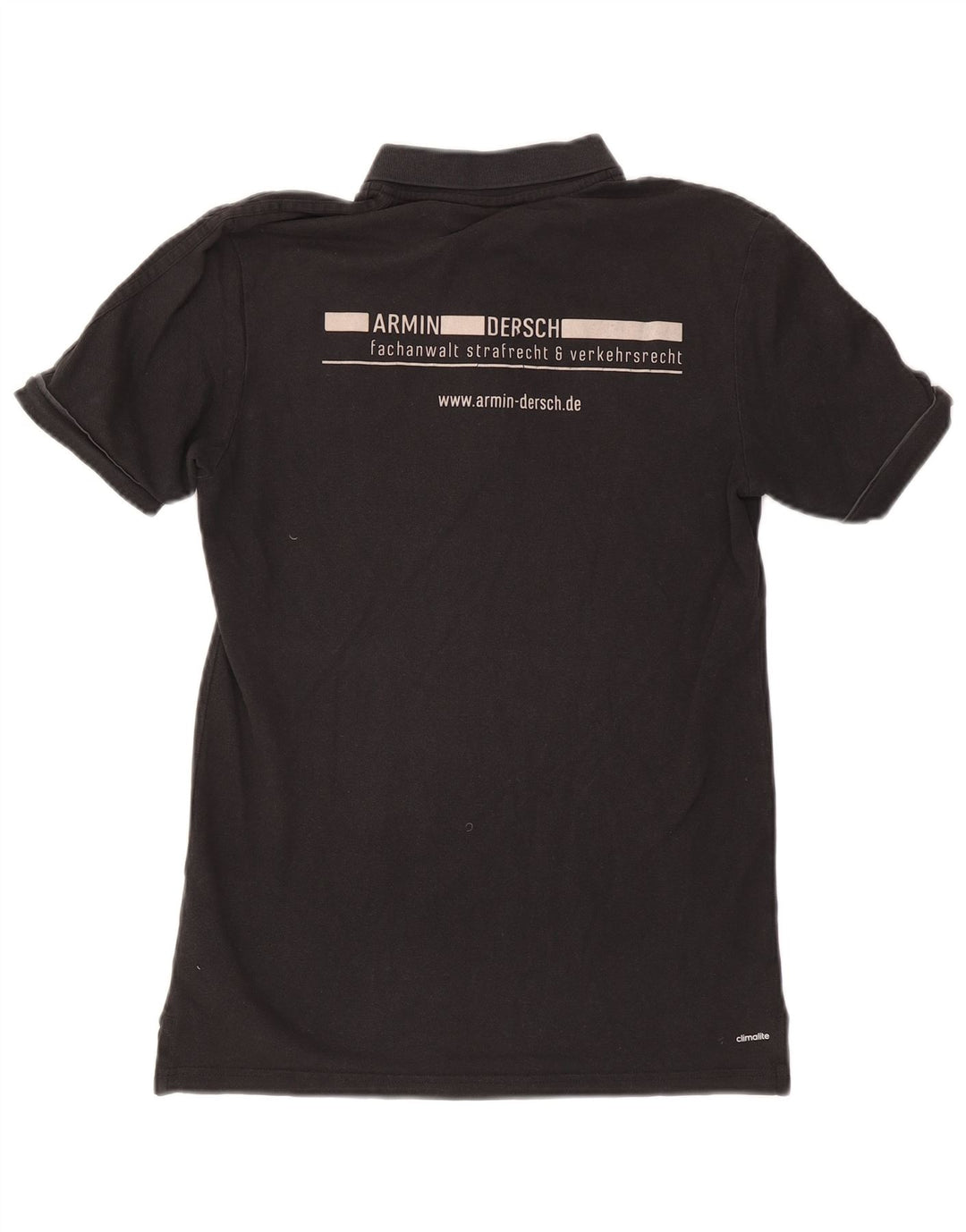 Adidas Mens Graphic Polo Shirt Médio Algodão Preto