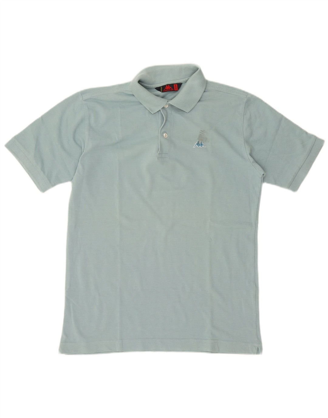 Camisa polo masculina Kappa algodão azul médio