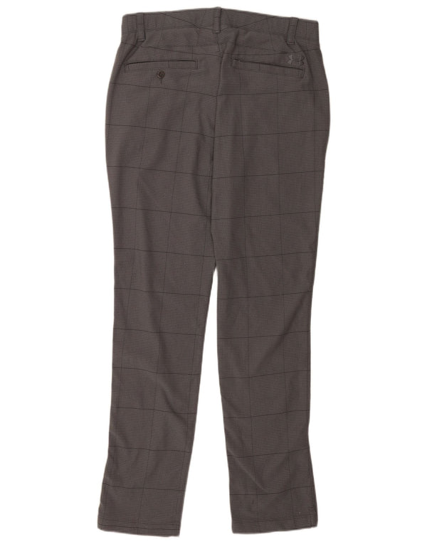 Calça Chino masculina Under Armour Loose Fit W34 L34 cinza Houndstooth