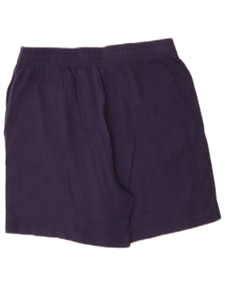 Shorts esportivos masculinos Kappa médio algodão azul marinho