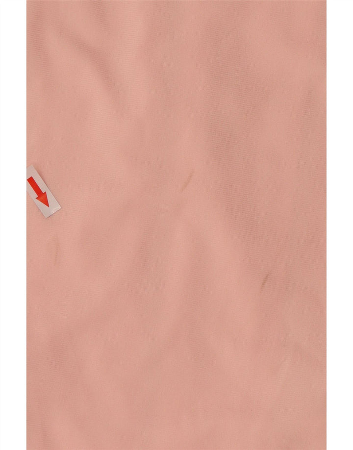 Reebok Womens Tracksuit Top Jacket UK 12 Medium Pink Colourblock Poliéster