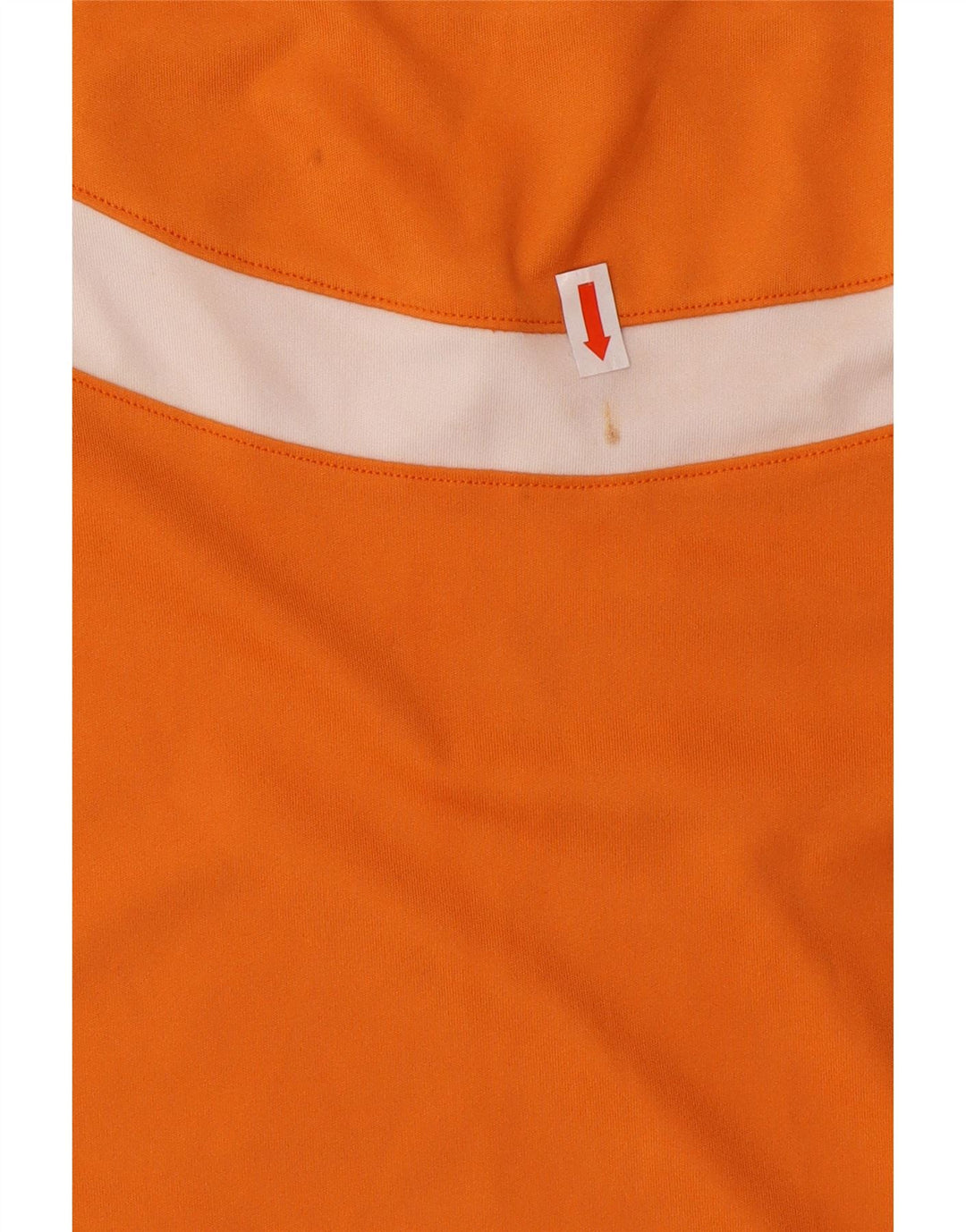 ADIDAS Mens Climacool T-Shirt Top Grande Laranja Colourblock Poliéster