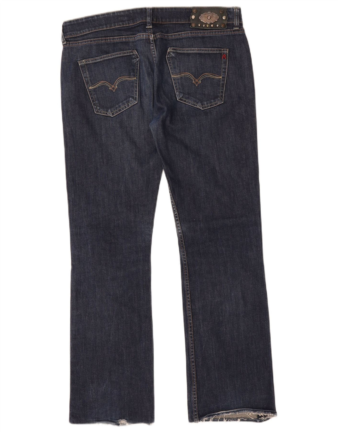 Replay Calça Jeans Reta Feminina W35 L30 Azul