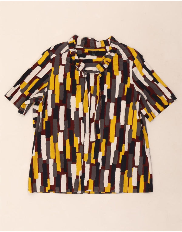 Blusa feminina Cos manga curta EU 38 média multicolorida geométrica