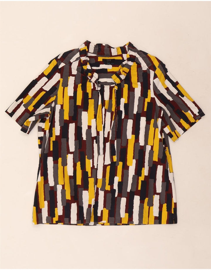 Blusa feminina Cos manga curta EU 38 média multicolorida geométrica