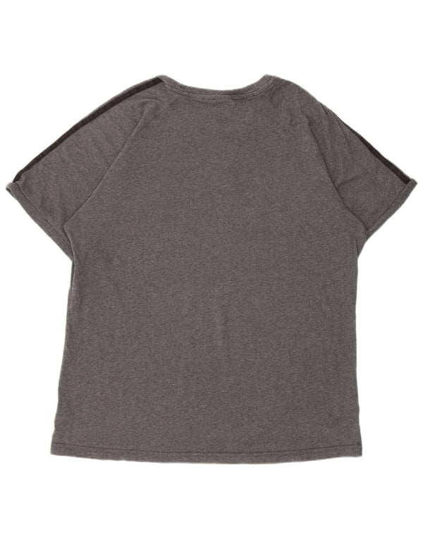 Camiseta feminina Adidas UK 18 XL cinza algodão