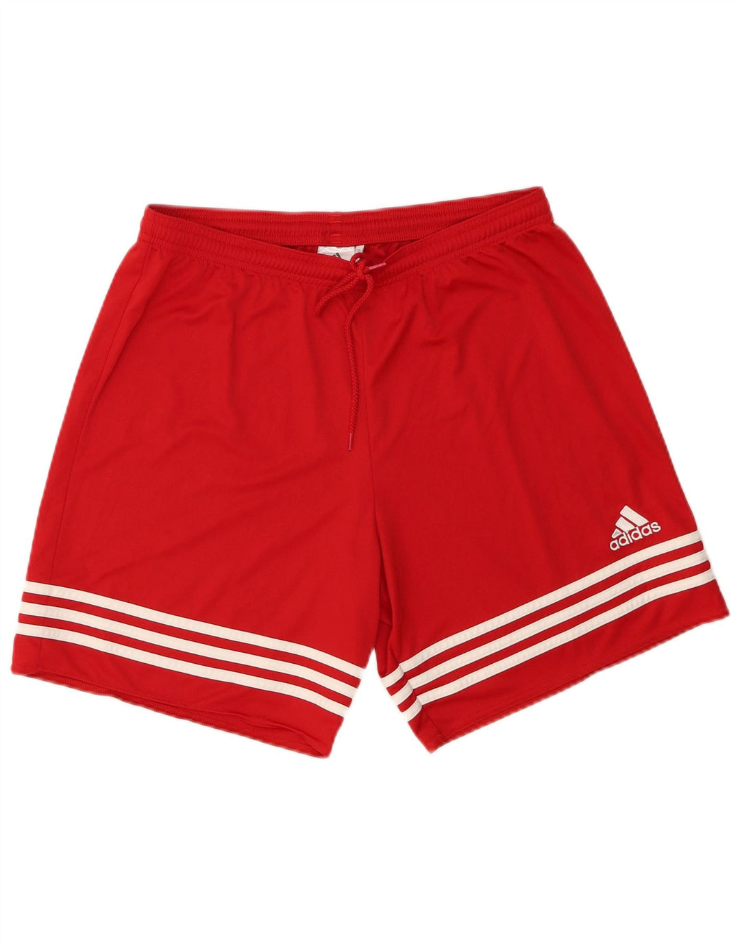 Adidas Mens Climalite Sport Shorts Grande Poliéster Vermelho