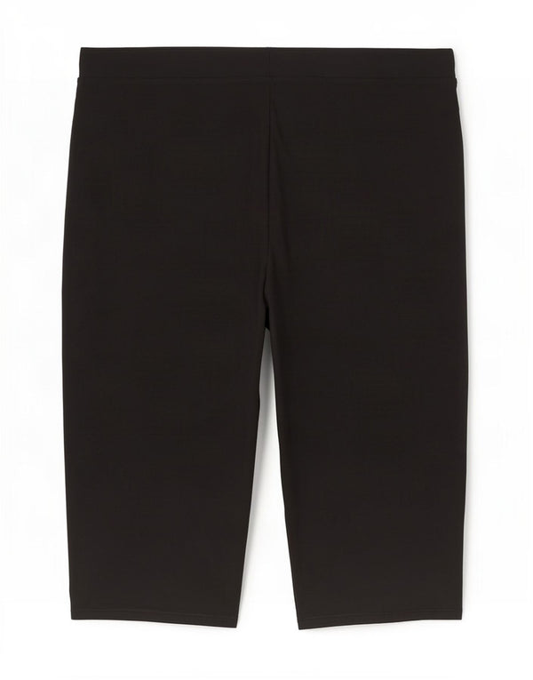 Leggings capri feminino Marks & Spencer Reino Unido 24 4XL algodão preto