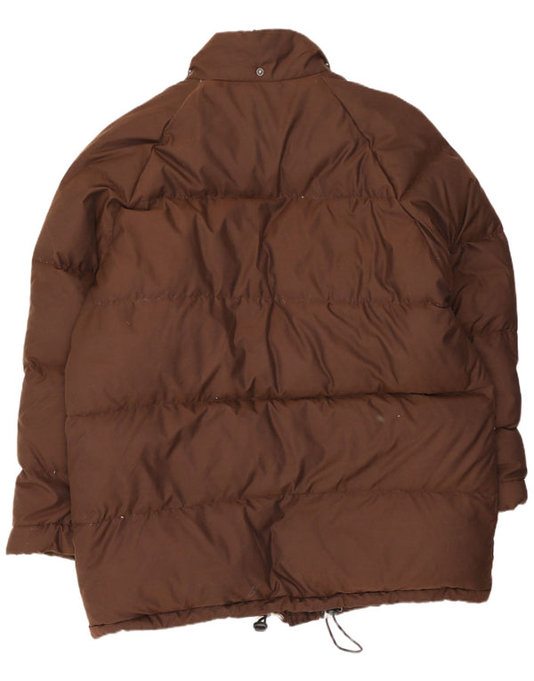 Casaco acolchoado masculino Sergio Tacchini IT 54 2XL policloreto marrom