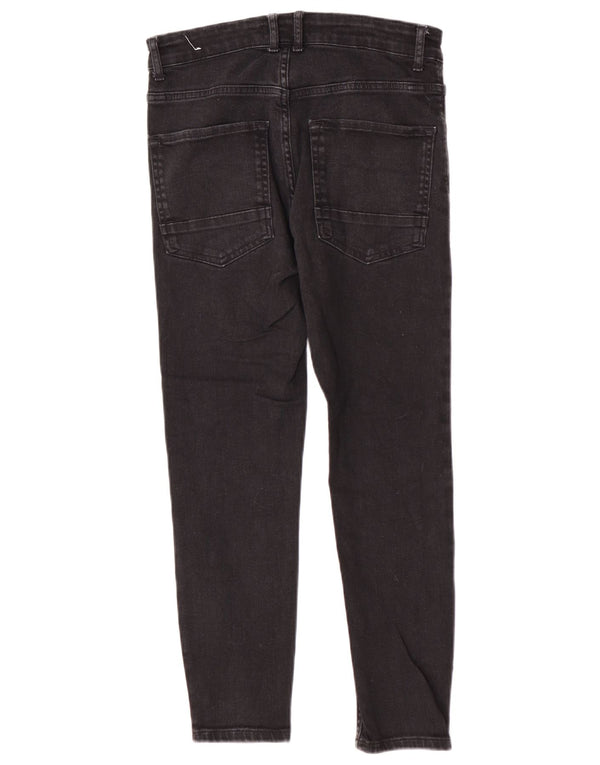 Zara Mens Skinny Jeans EU 40 Médio W31 L26 Algodão Preto